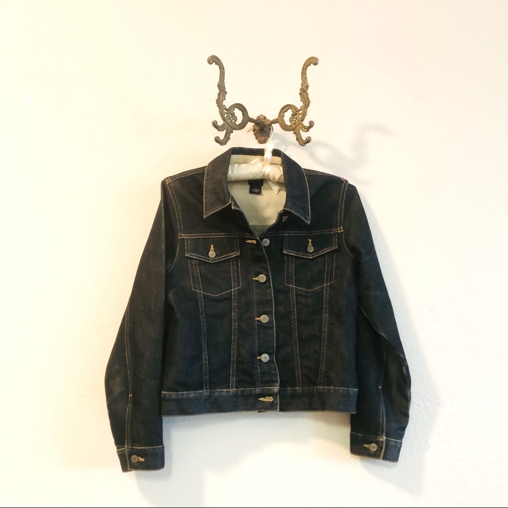 Classic Gap Denim Jacket XL in Dark Blue